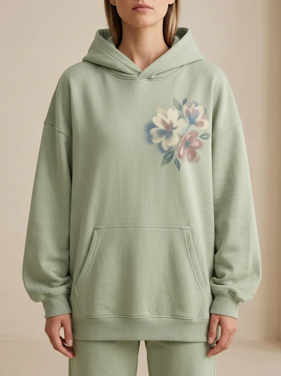 Floral Flower Hoodie