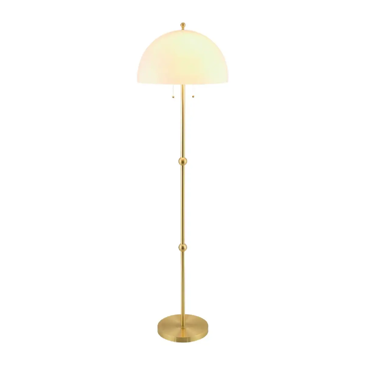 Glass-Dome Glass Dome Floor Lamp
