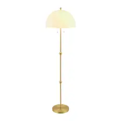 Glass-Dome Glass Dome Floor Lamp