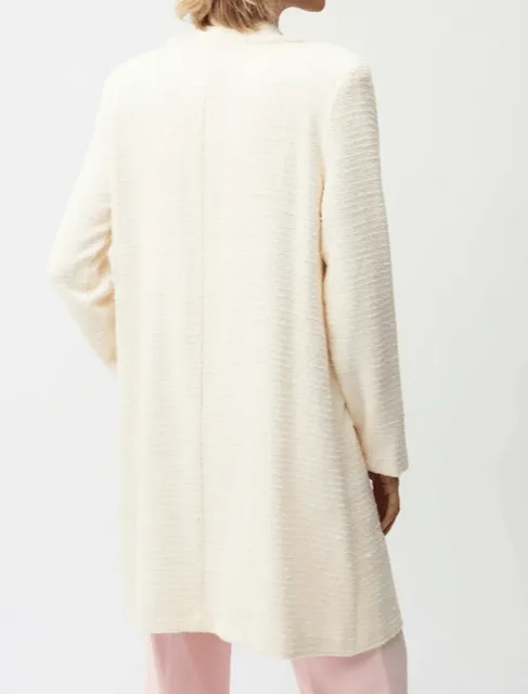 Cotton Collared Button-Front Coat