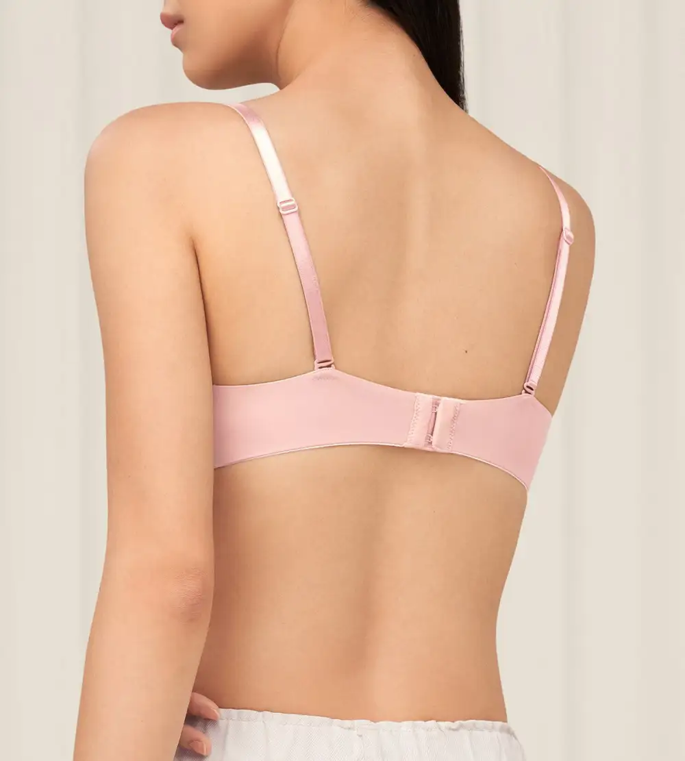 Women's Wired Push-Up Memory-Foam T-Shirt Bra