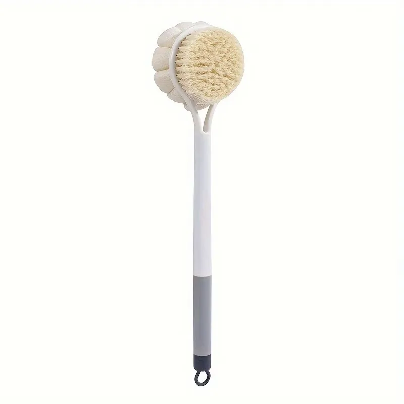 Loofah & Bristle Bath Brush
