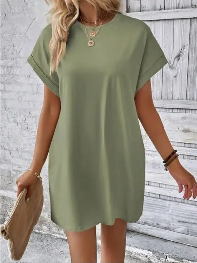 Classic Tee Short-Sleeve Cotton Mini Dress