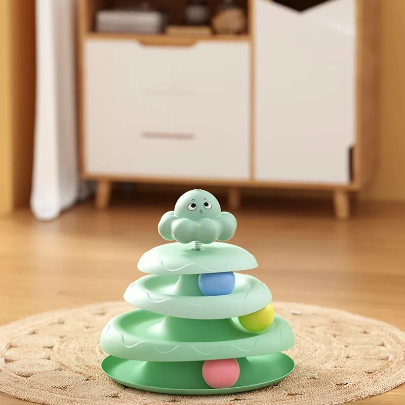 Multi-Layer Cat Play Tower