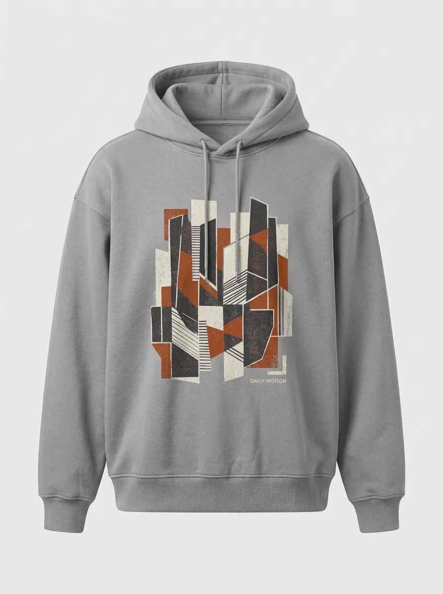 Abstract Geometric Motion Hoodie