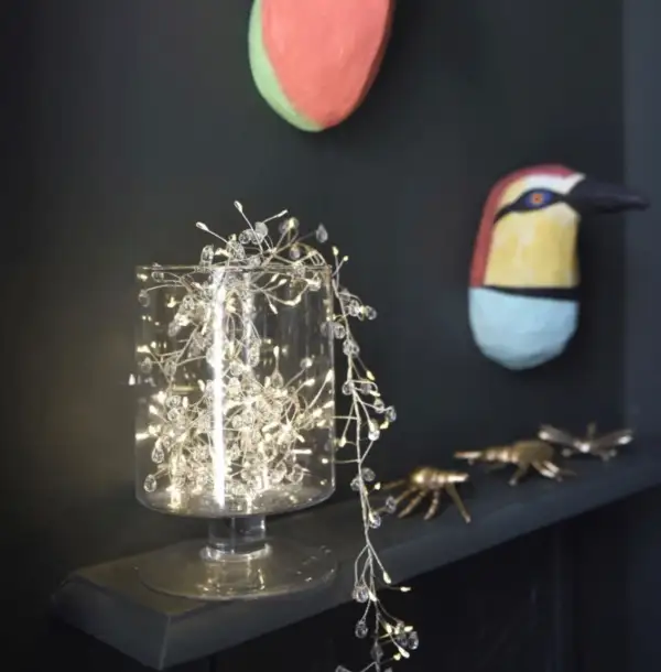 LED Crystal Cluster String Lights