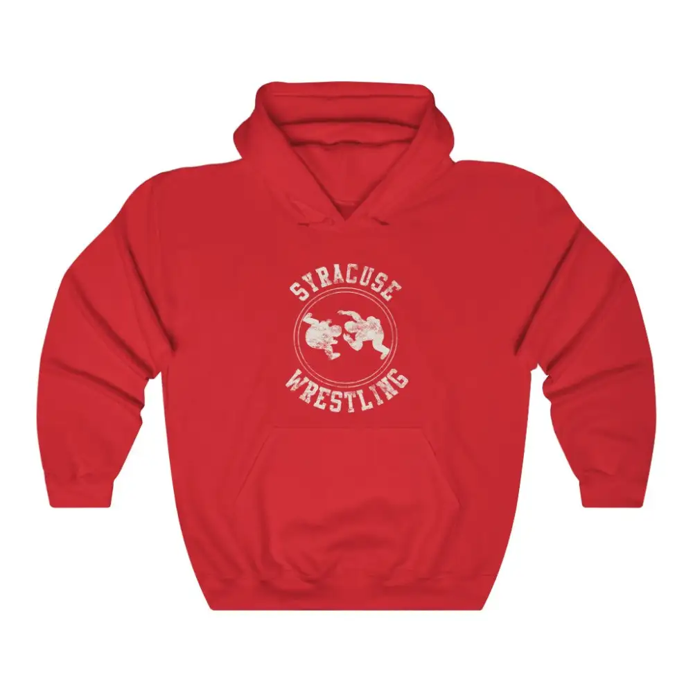 Everyday Vintage Badge Wrestling Graphic Pullover Hoodie