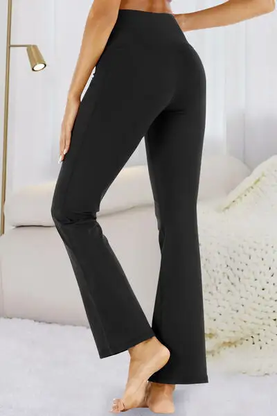Relaxed Pocketed High Waist Active Pants