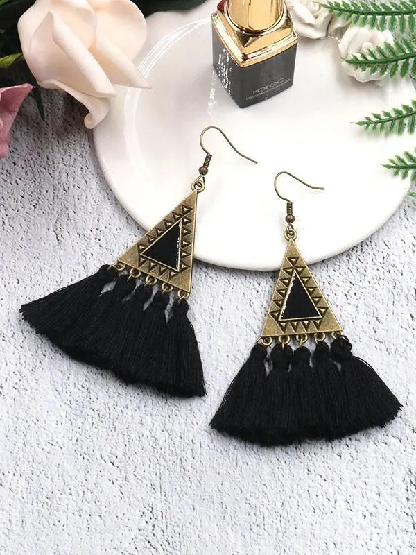 Polished Abstract Accent Earrings