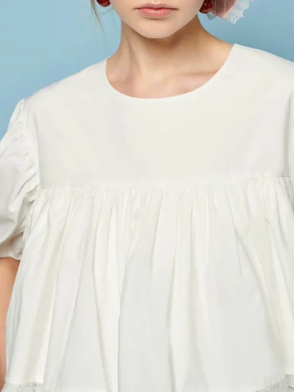 Lace Trim Top