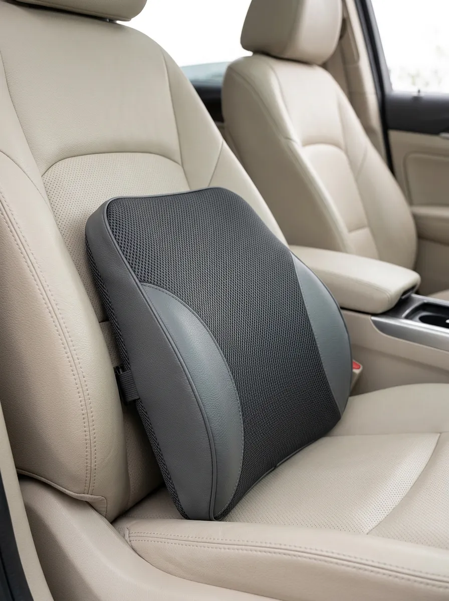 Ergonomic Mesh Car Lumbar Support Pillow