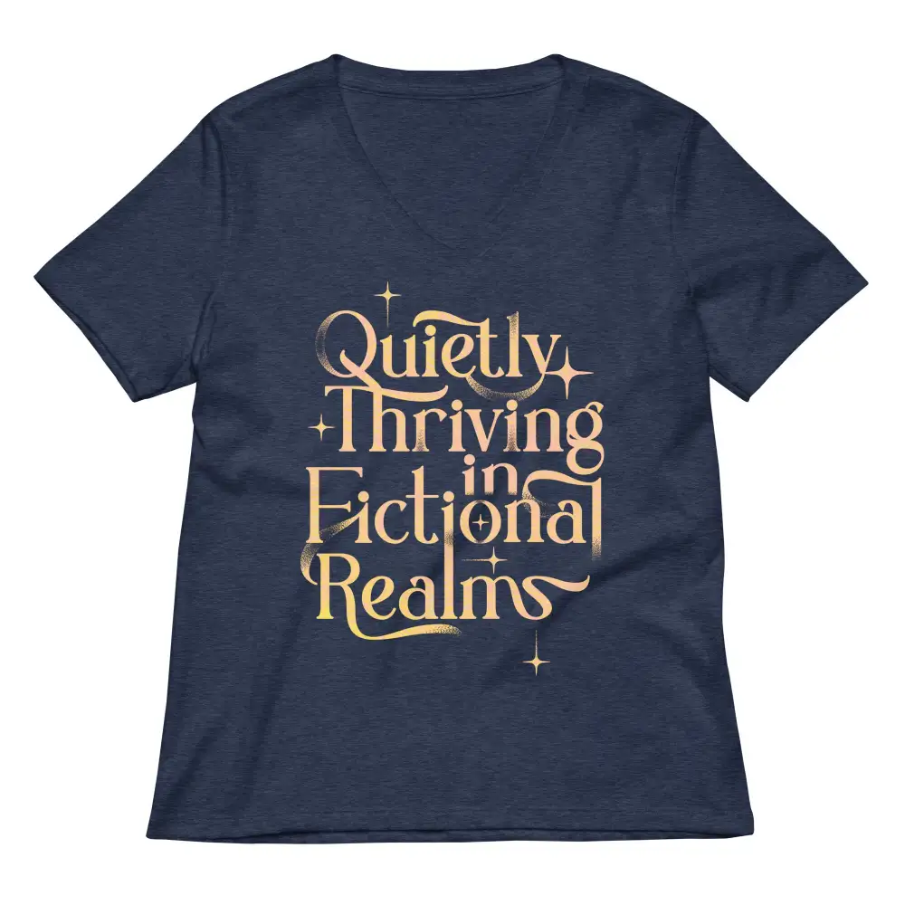 Fictional Realms V Neck Tee
