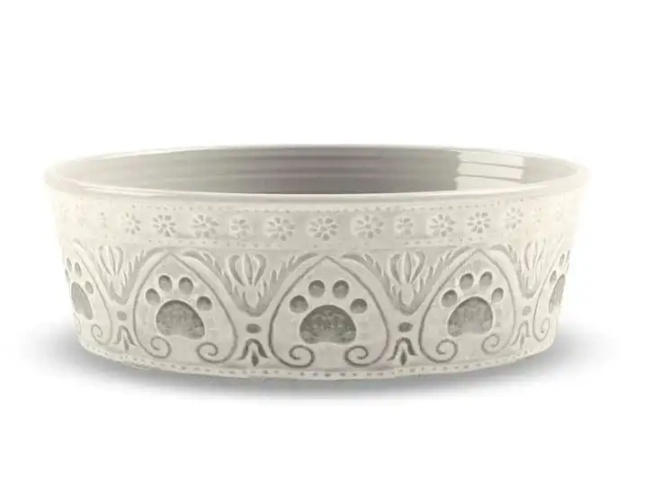 Paw Print Dog Bowl