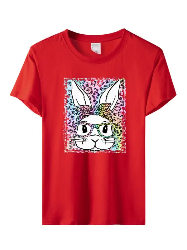 Effortless Round-Neck Collared Short-Sleeve Knit T-Shirt