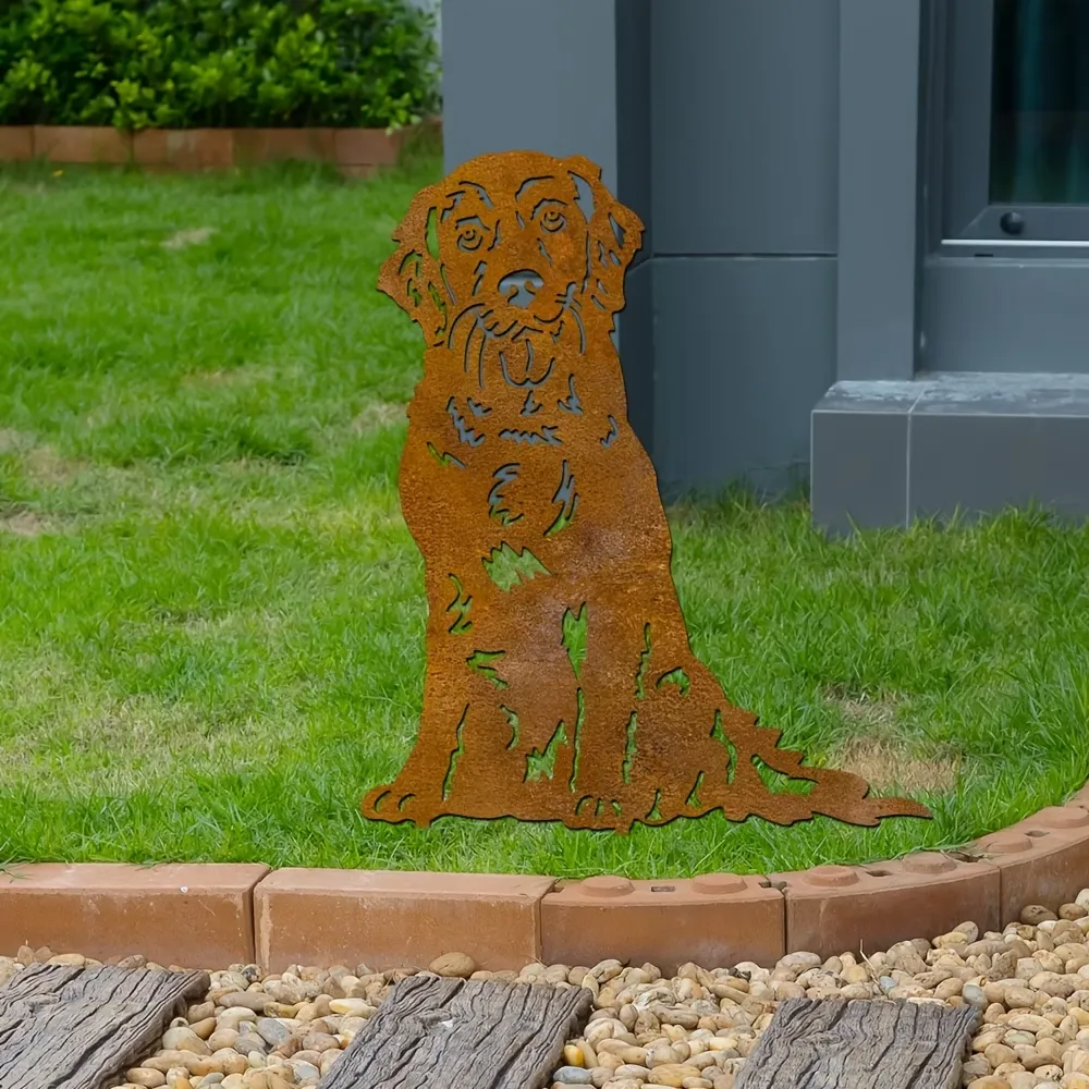 Dog Silhouette Garden Stake