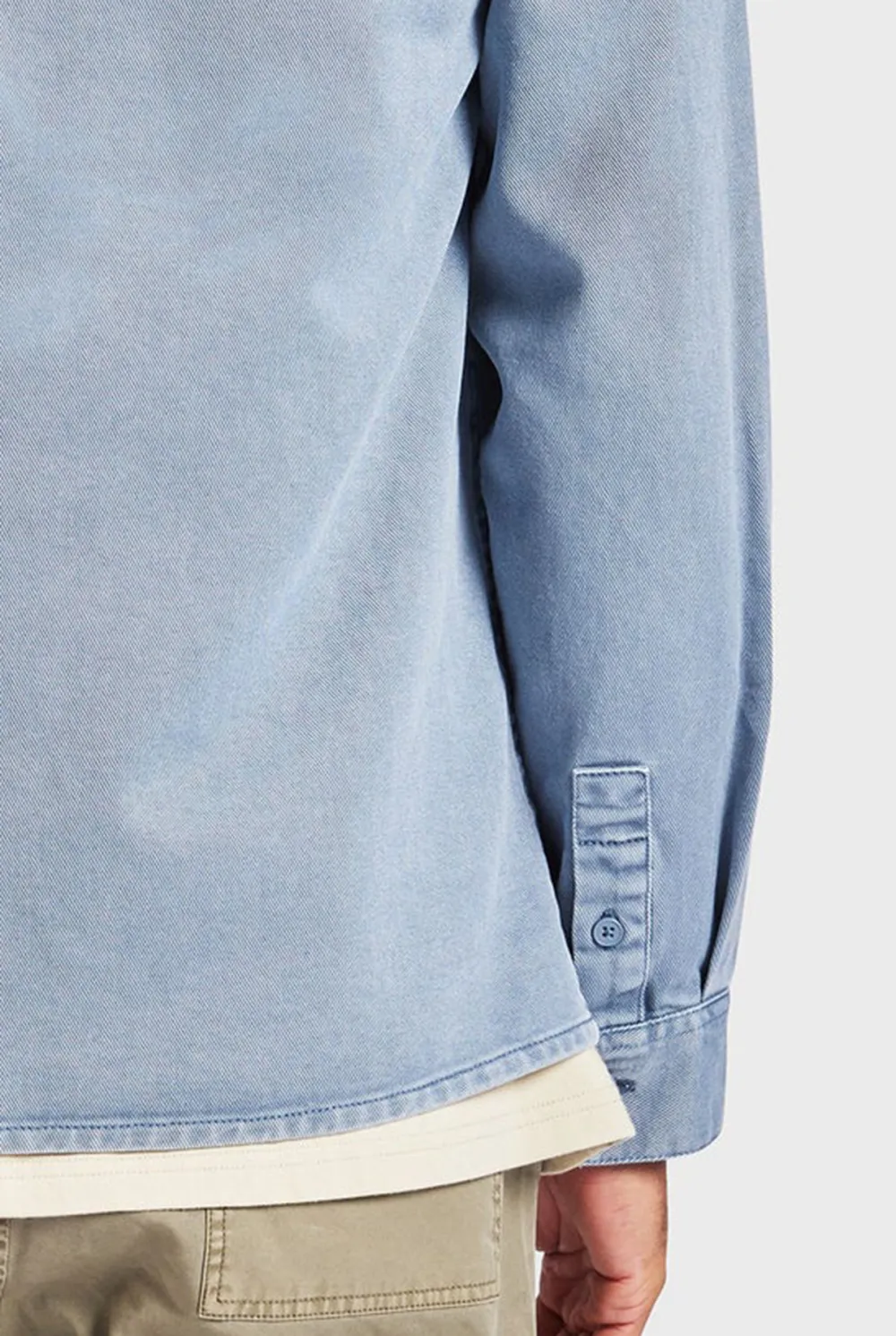 Casual Style Overshirt- Dutch blue