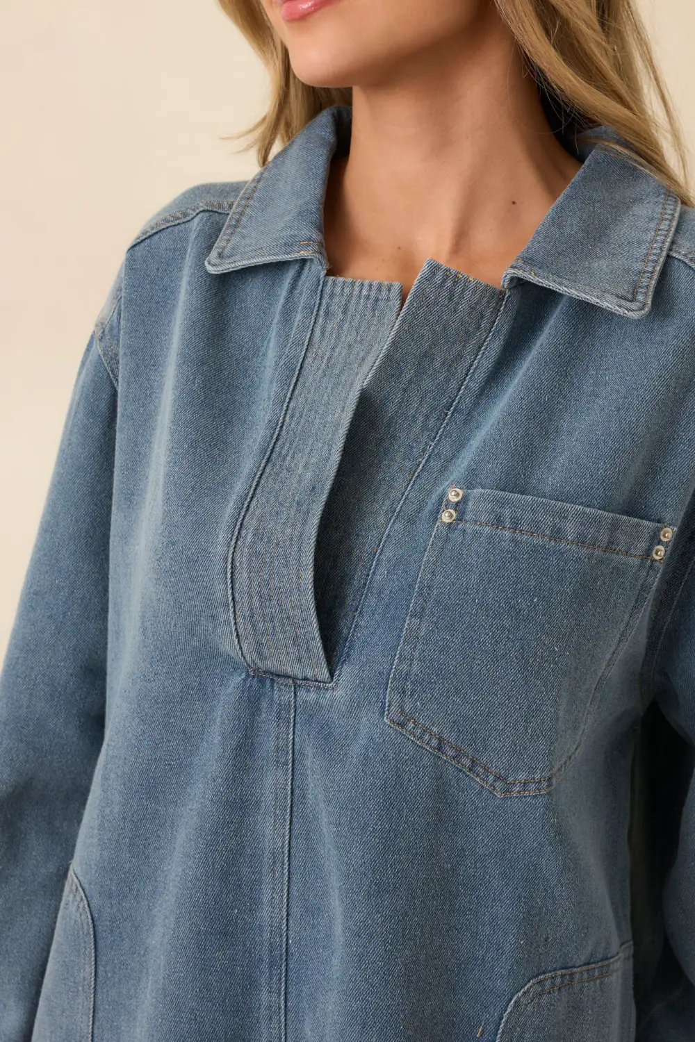 Denim Everyday Mini Dress