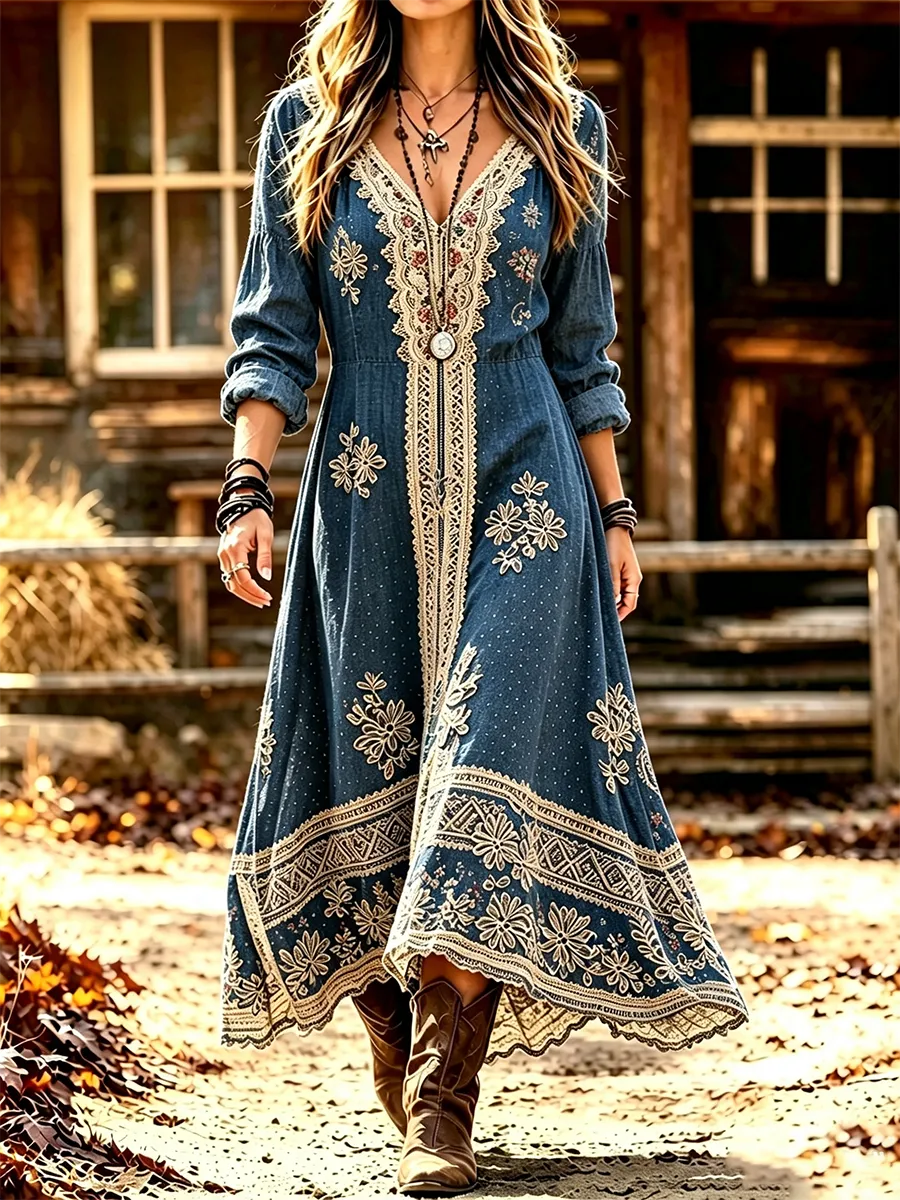 Ladies' Western Style Dress