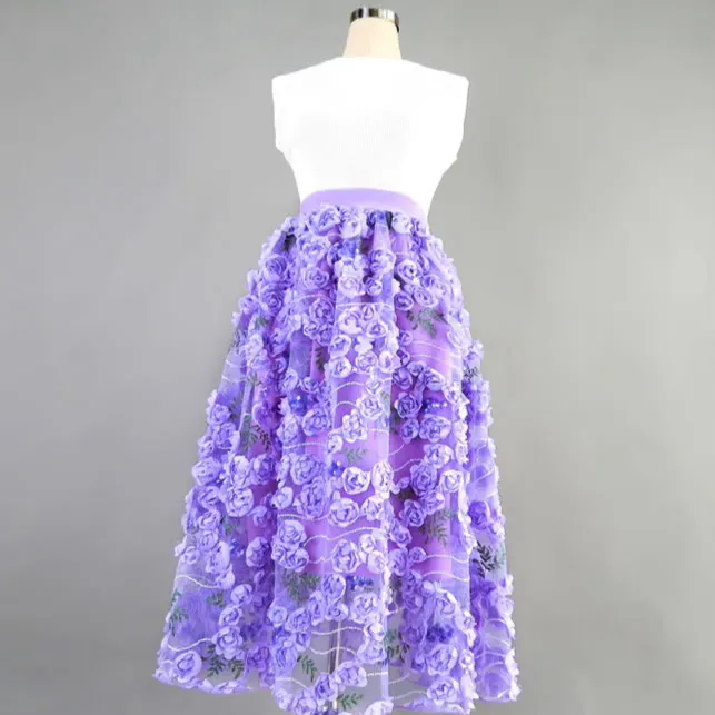 Airy Easy Everyday Casual Lace Skirt