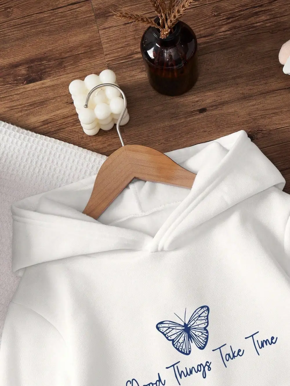 Be Positive Butterfly Butterfly Graphic Hoodie
