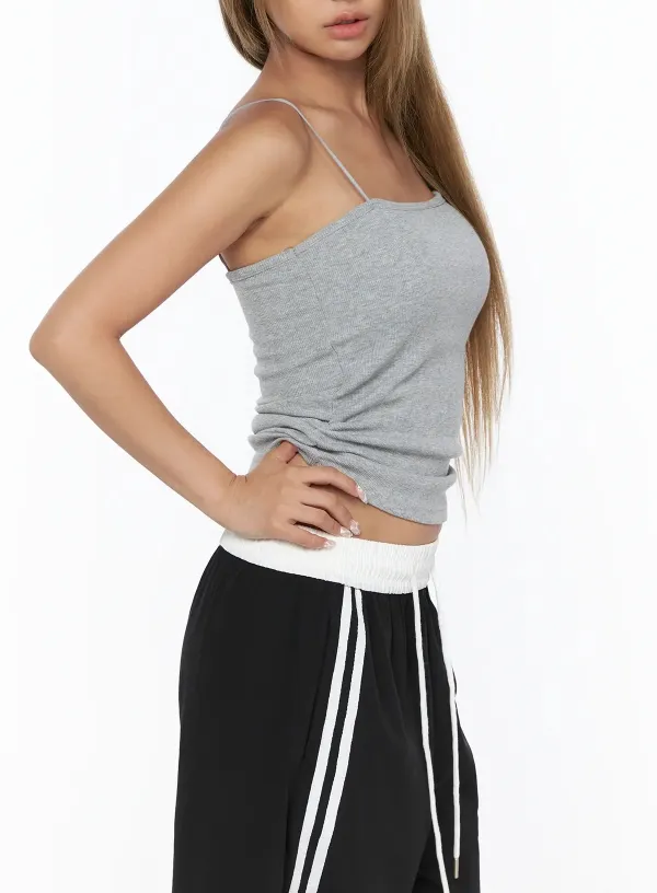 Shirred Padded Tank Top