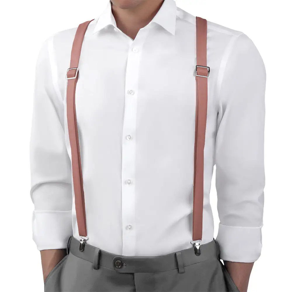 Classic Streamlined Wedding Suspenders