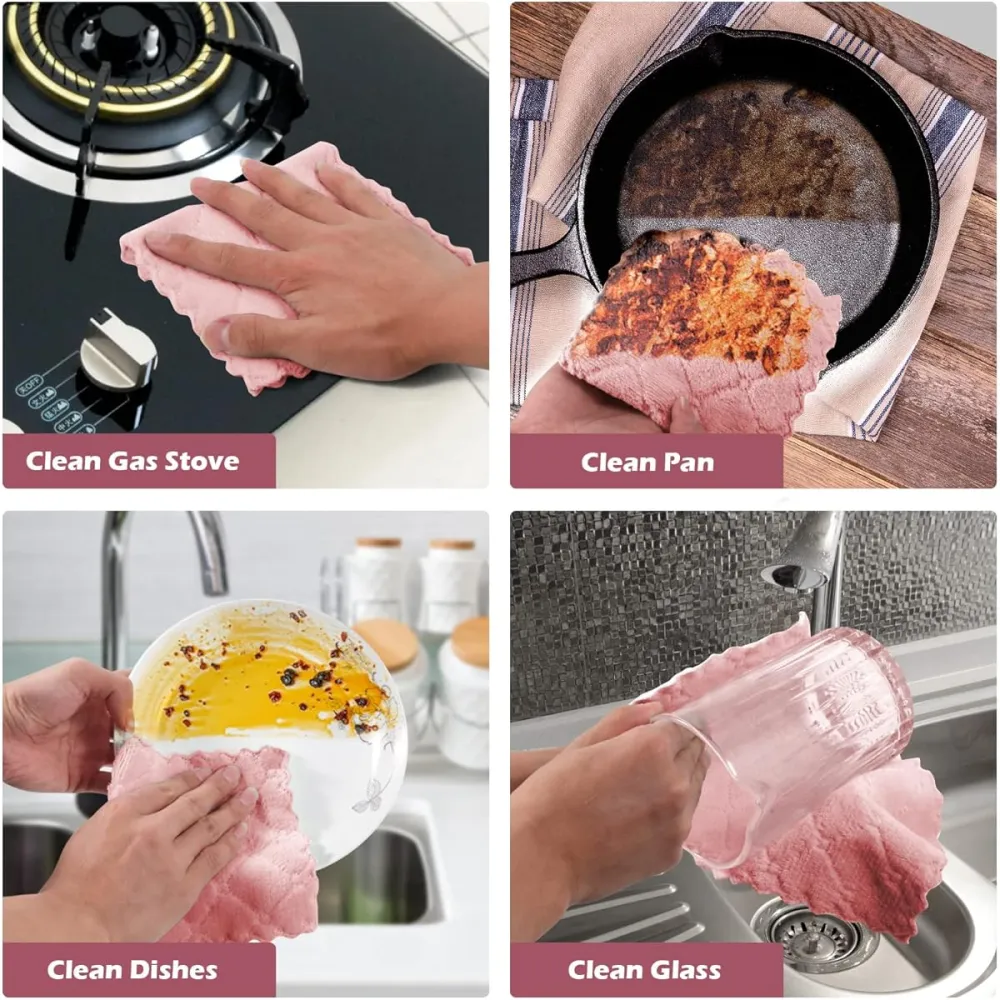 12 Pack Multi-Use Kitchen Cleaning Cloths