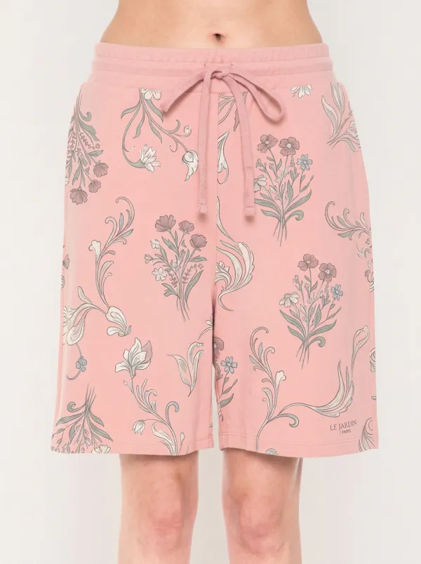 Women's Botanical Floral Garden Printed Lounge Shorts