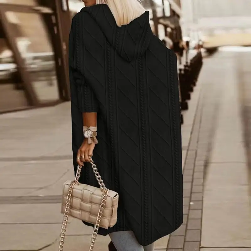 Hooded Relaxed Cardigan