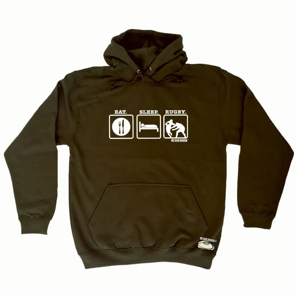 Rugby Routine Graphic Hoodie