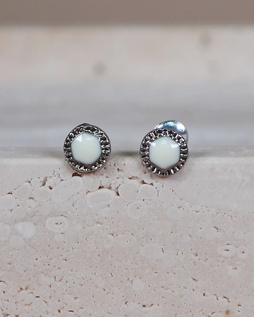 Polished Orb Drop Earrings