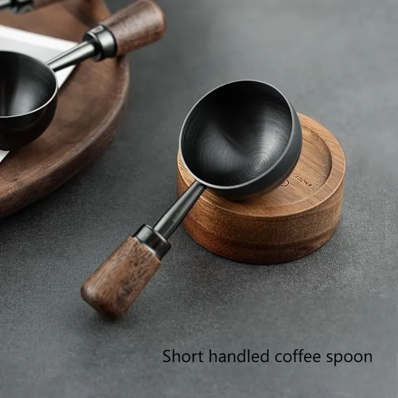 Wooden Handle Coffee Scoop
