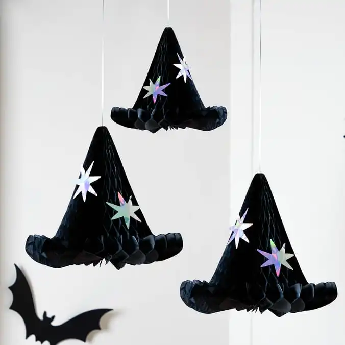 Floating Witch Hat Hanging Ornaments