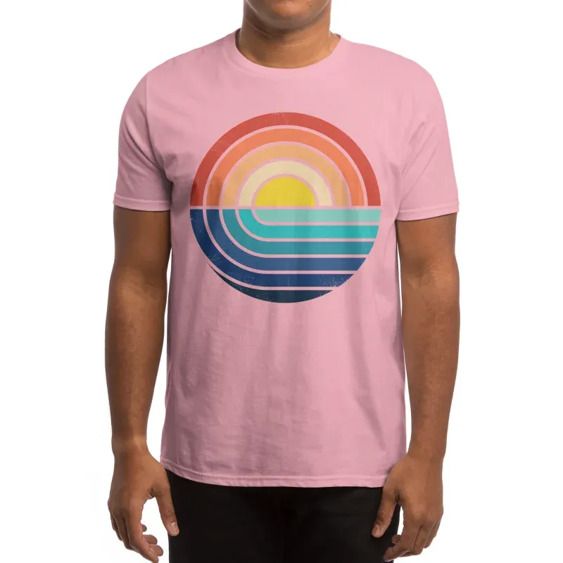 Men's Rainbow Print Circular Pattern Top