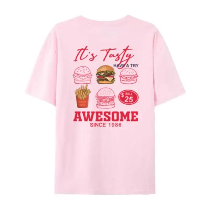 Burger Lover Graphic Cotton T-Shirt