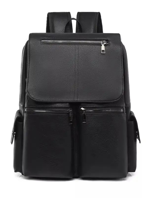 Minimal Flap Casual Backpack