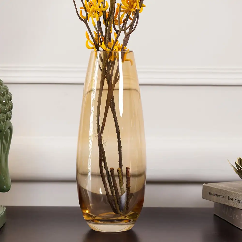 Gold Glass Decorative Vase