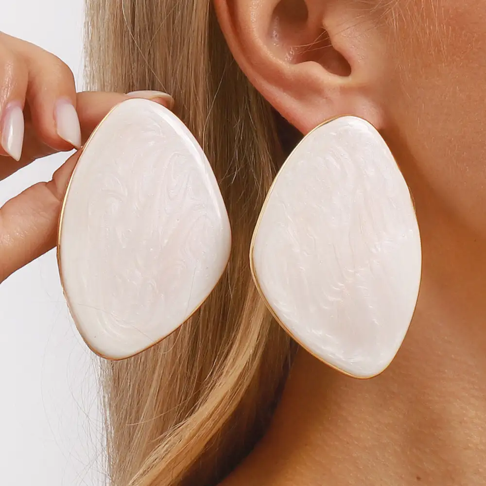 Geometric Drop Earrings