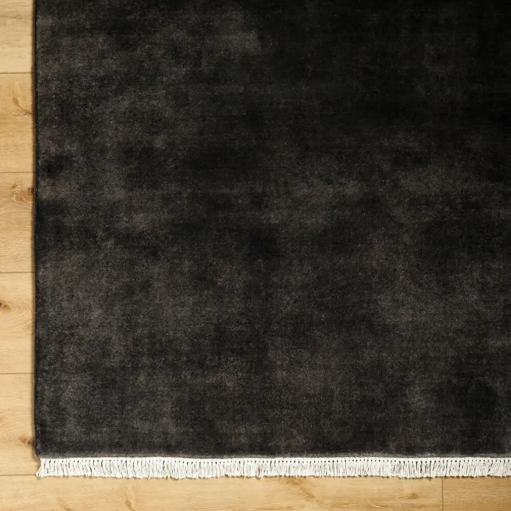 Hand-Loomed Wool Fringe Table Runner