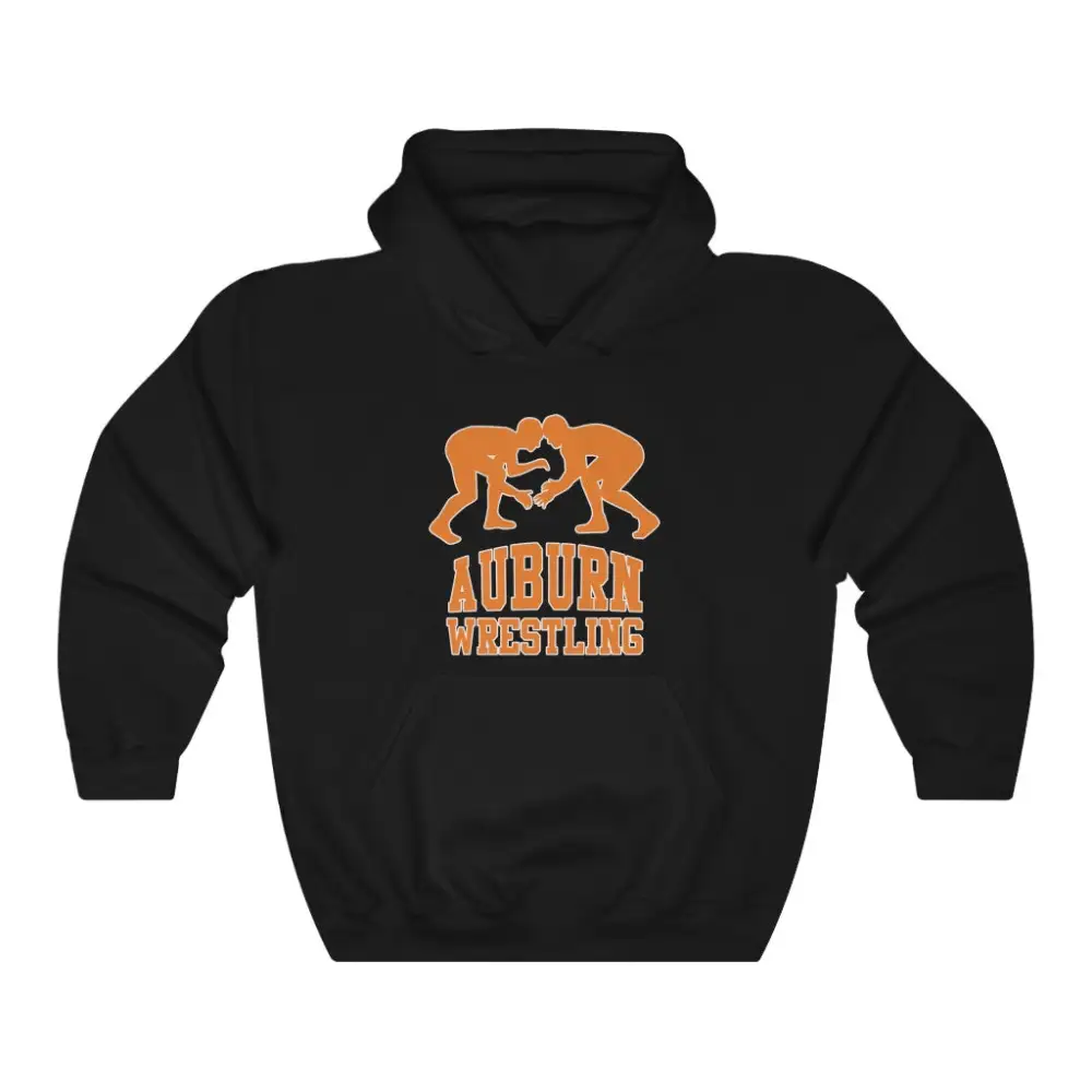 Relaxed Statement Print Wrestling Graphic Pullover Hoodie