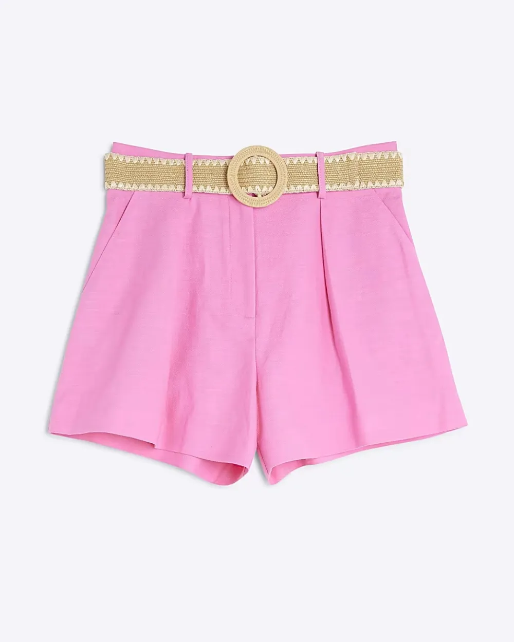 Versatile Temperament Belt Ladies Shorts