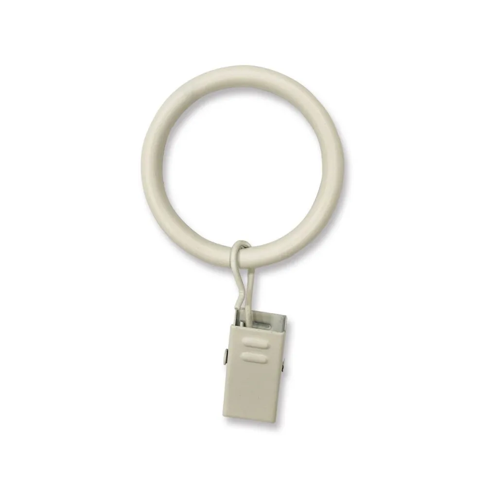 7-Piece Metal Curtain Ring Hardware Set