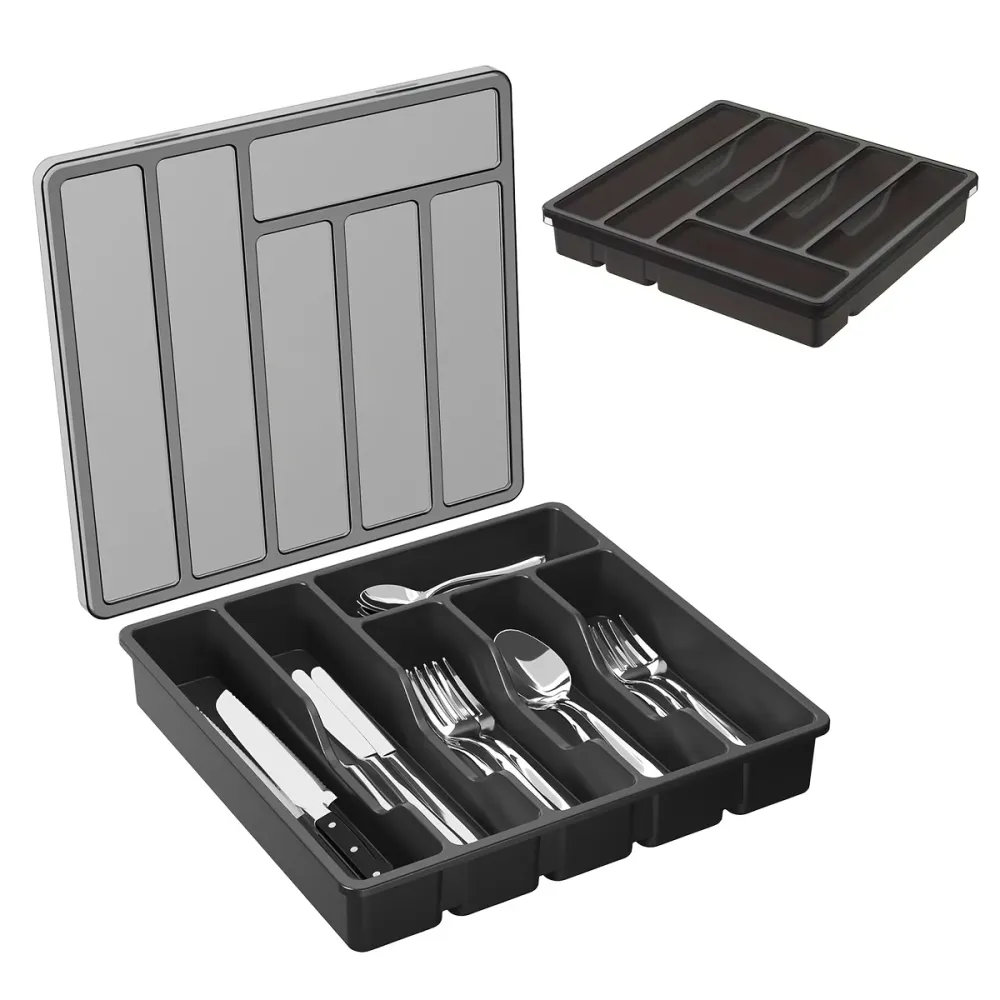 Multi-Compartment Utensil Holder