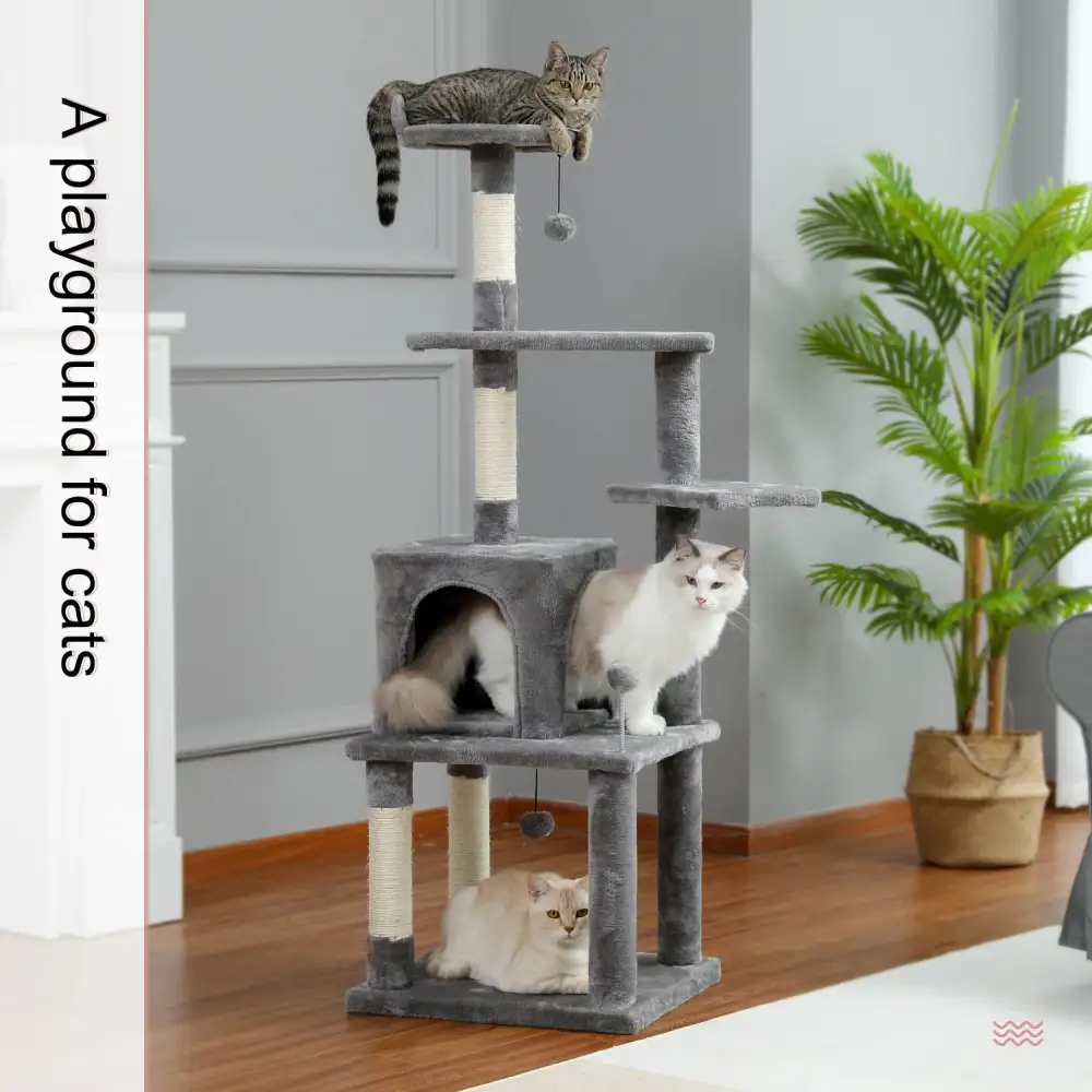 Comfortable Cat Climbing Tree Plush