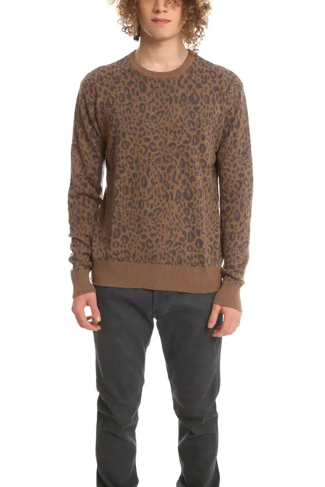 Refined Crewneck Cotton Knit Sweater