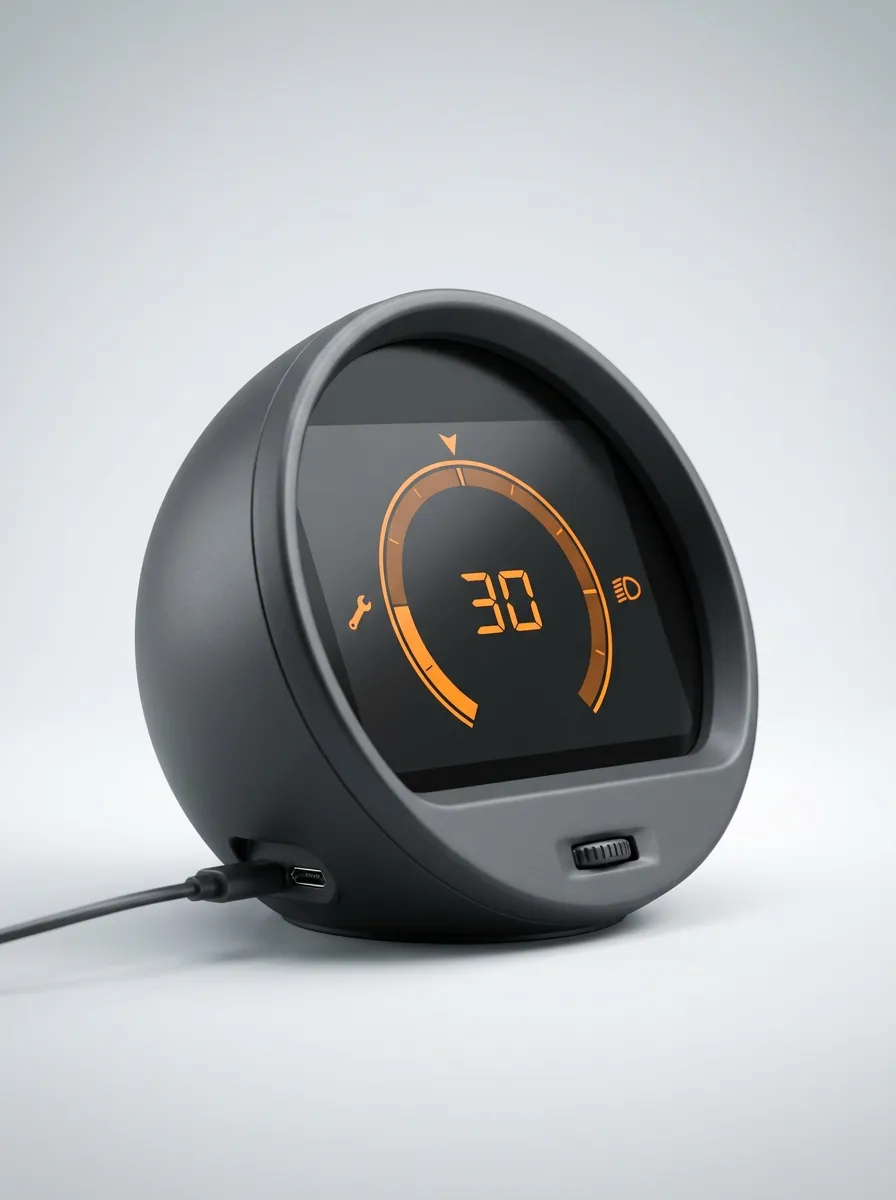 Layered Digital-Speedometer HUD Car HUD Display