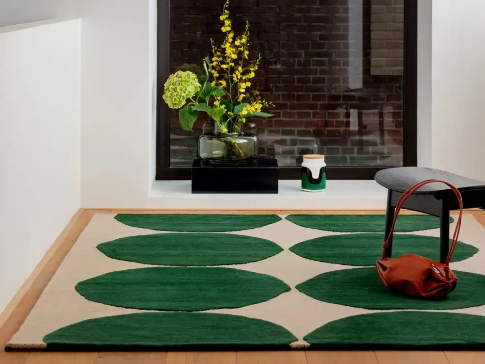 Wool Tufted Geometric Timeless Area Rug