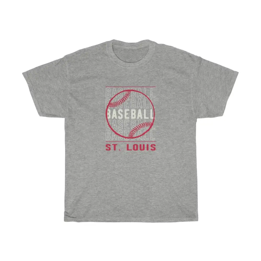 Baseball St. Louis with Baseball Graphic T-Shirt