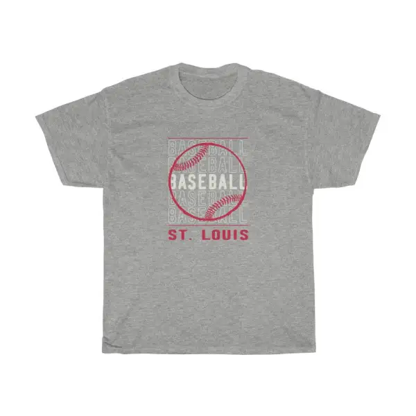 Baseball St. Louis with Baseball Graphic T-Shirt