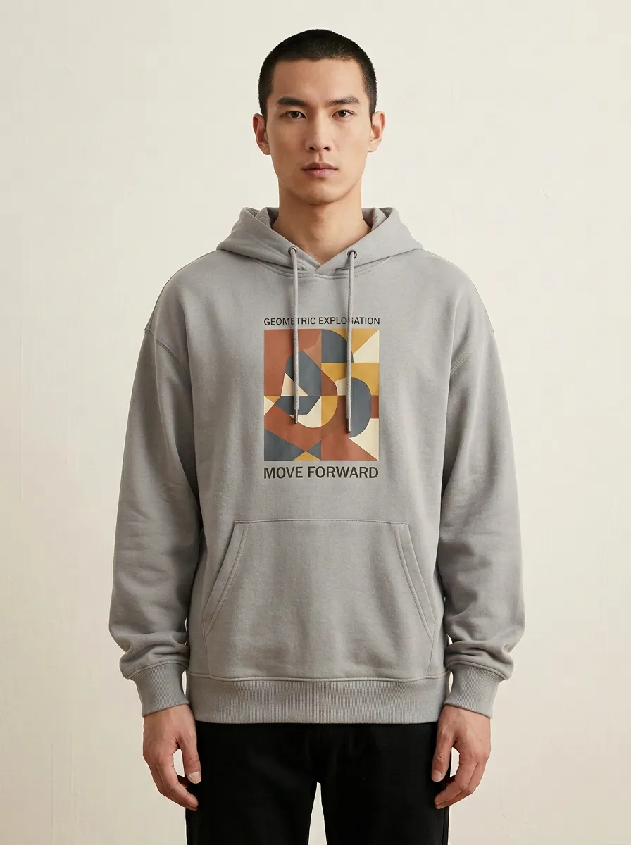 Geometric Exploration Move Forward Hoodie